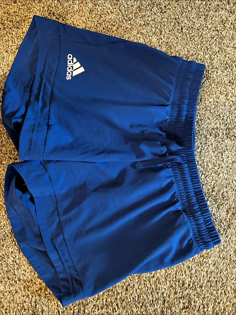 adidas Athletic Shorts in royal blue women medium, worn only a few times